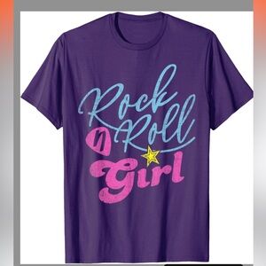 Purple Rock n Roll Girl T-Shirt (Darla from Finding Nemo)